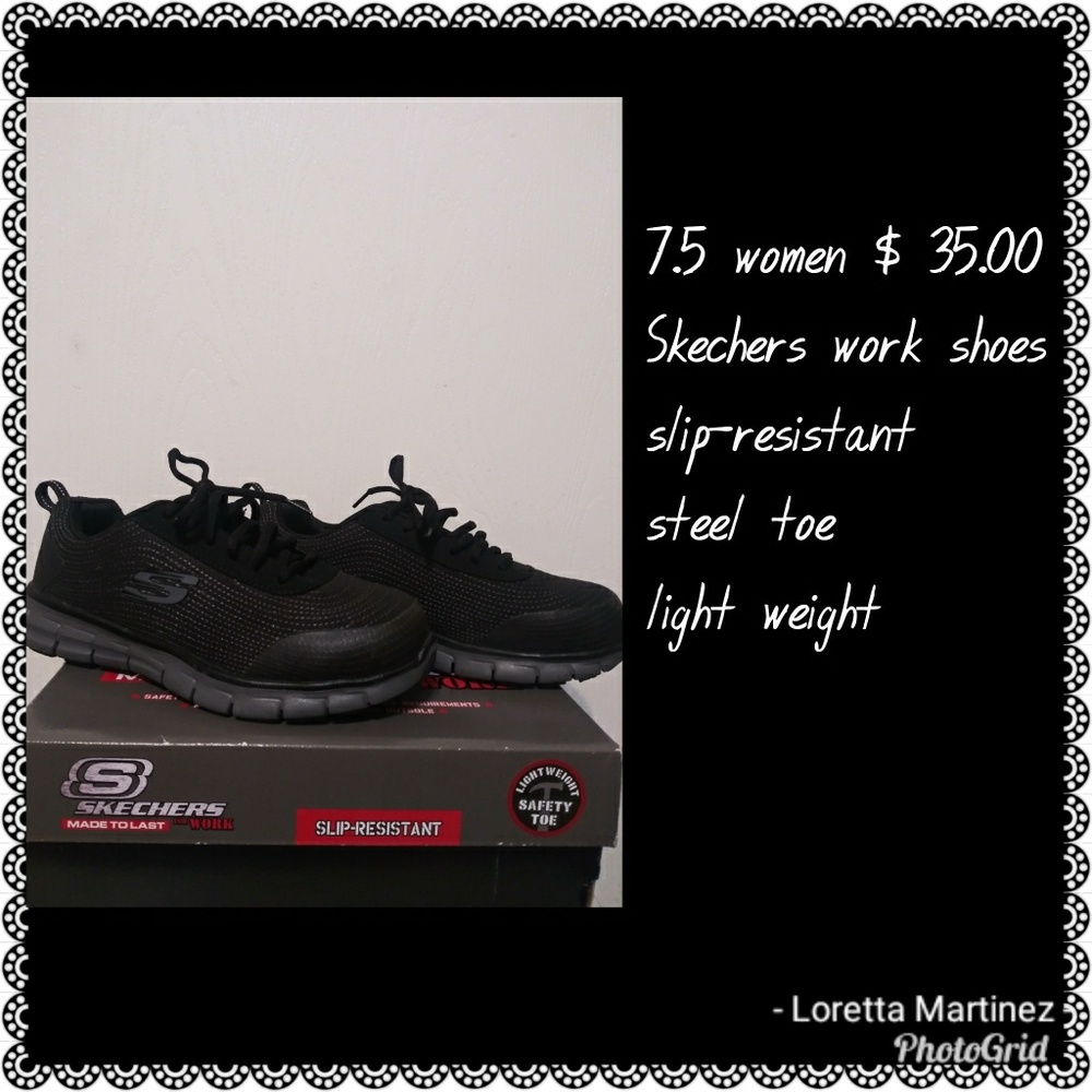 Brand new women Skechers work shoes